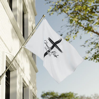 Christian Prayer Cross Tribute Flag – Charlie Kirk Memorial (1993–2025)