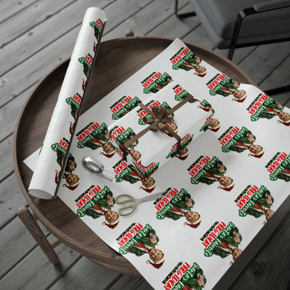 America’s Favorite President Wrapping Paper – Patriotic Trump Gift Wrap for Christmas, Birthdays & Holidays | Premium MAGA USA Wrapping Paper Roll