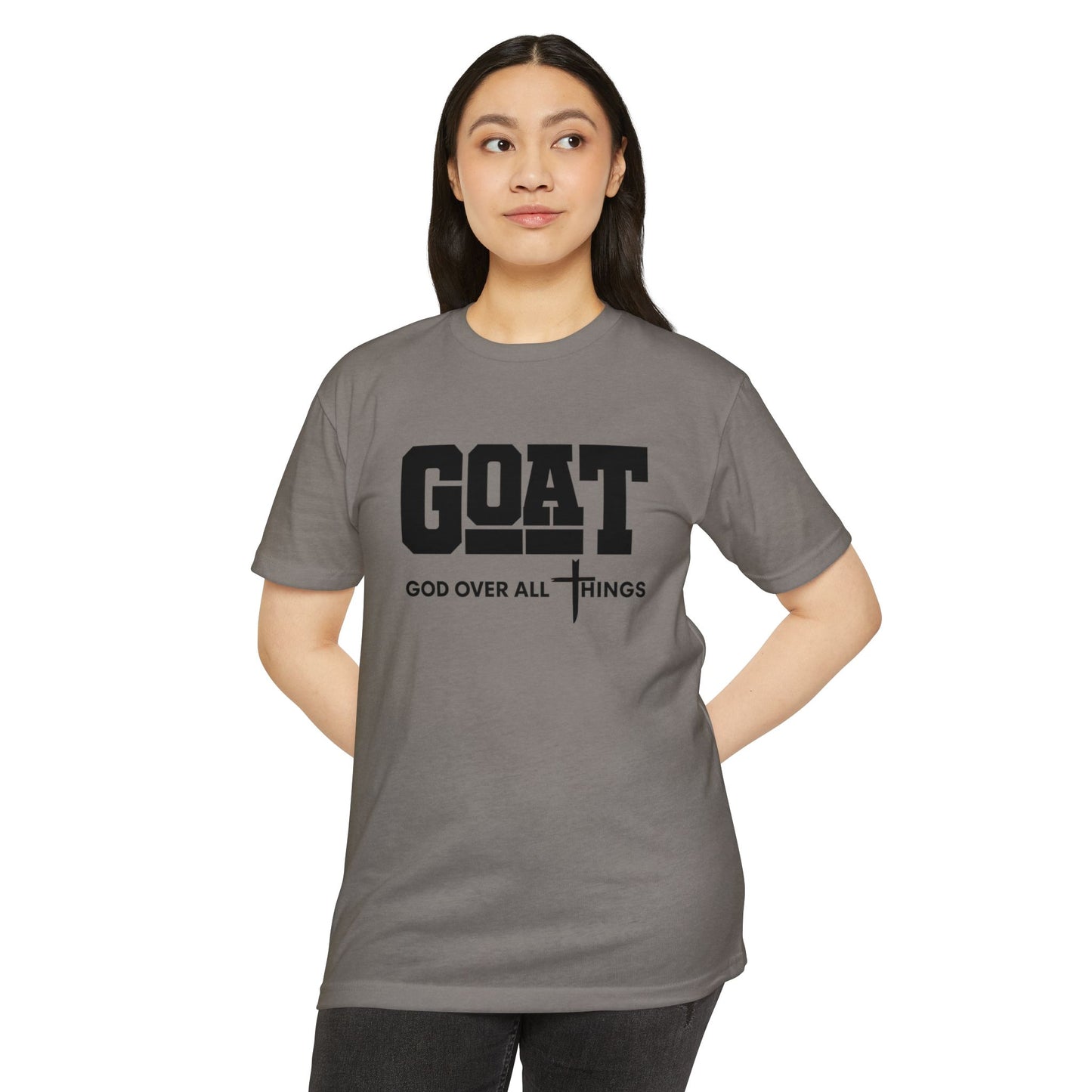 GOAT God Over All Things Unisex Faith Tee