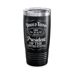 Donald Trump 20oz Whiskey Tumbler – 45th &amp; 47th President Edition