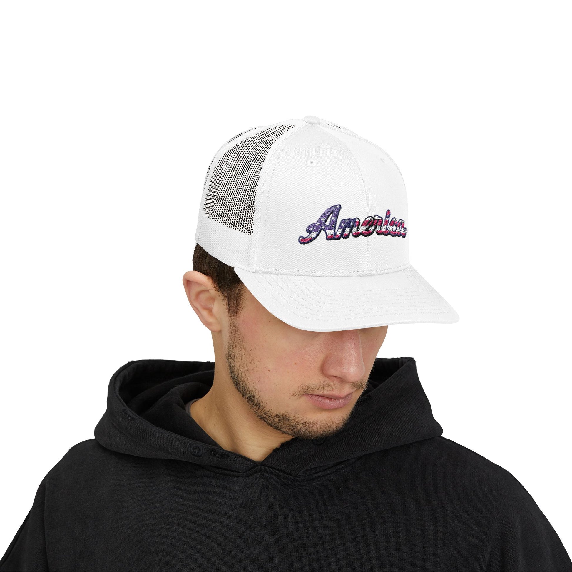 America Embroidered Snapback Cap - Freedom Flag Co.