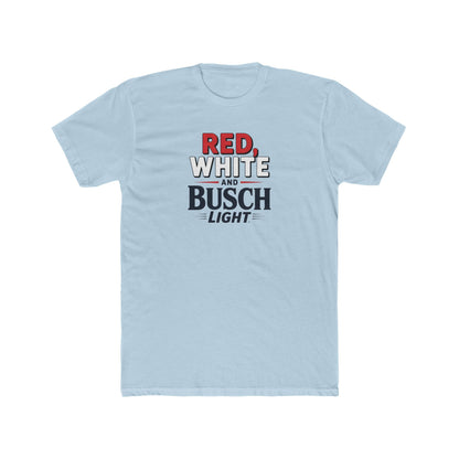 Red, White, and Busch Light Tee – Patriotic Shirt for Beer Lovers - Freedom Flag Co.