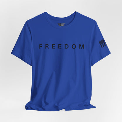 Premium Charlie Kirk Freedom Shirt Unisex | Patriotic Tee w/ Flag Sleeve