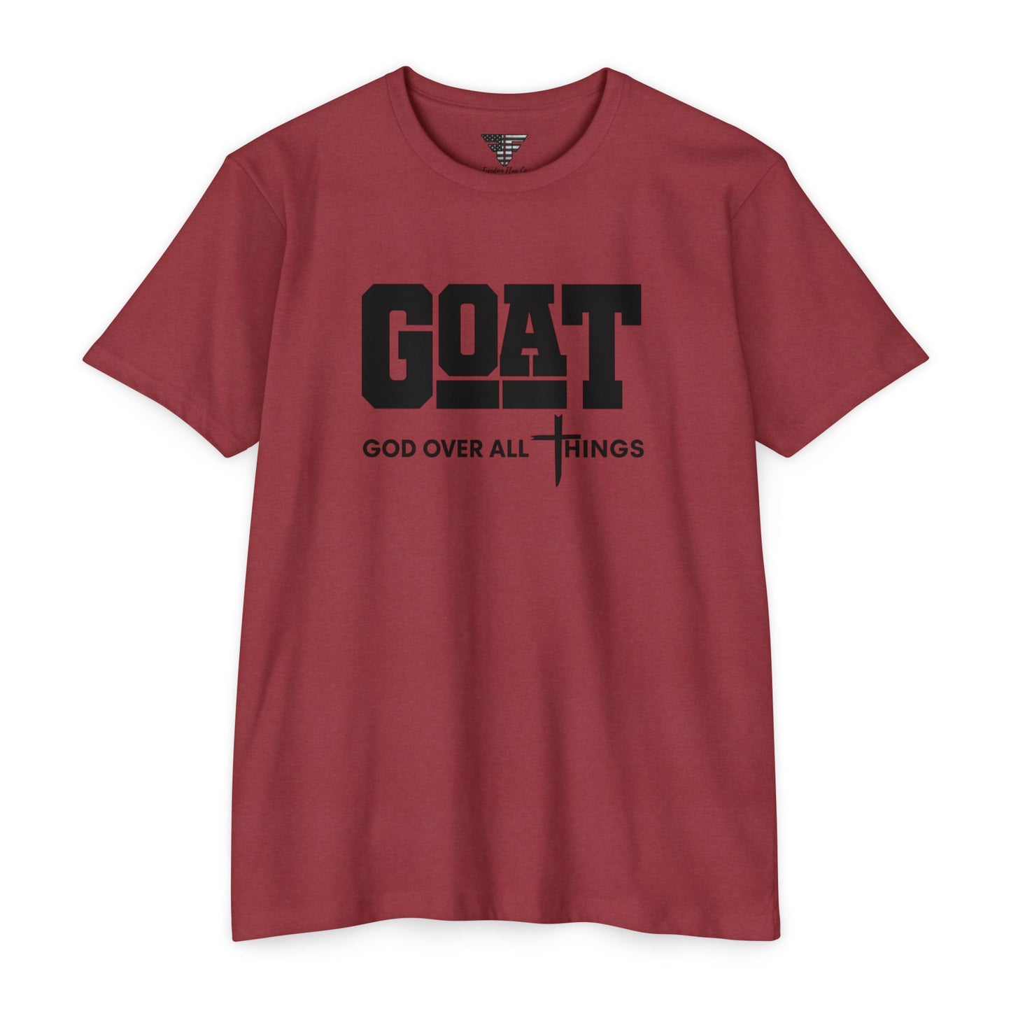 GOAT God Over All Things Unisex Faith Tee