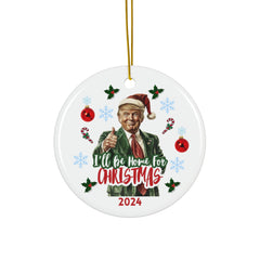 Trump Ceramic Ornament