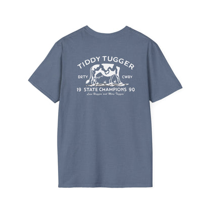 Tiddy Tugger Unisex Softstyle T-Shirt - White State Champions Graphic Tee