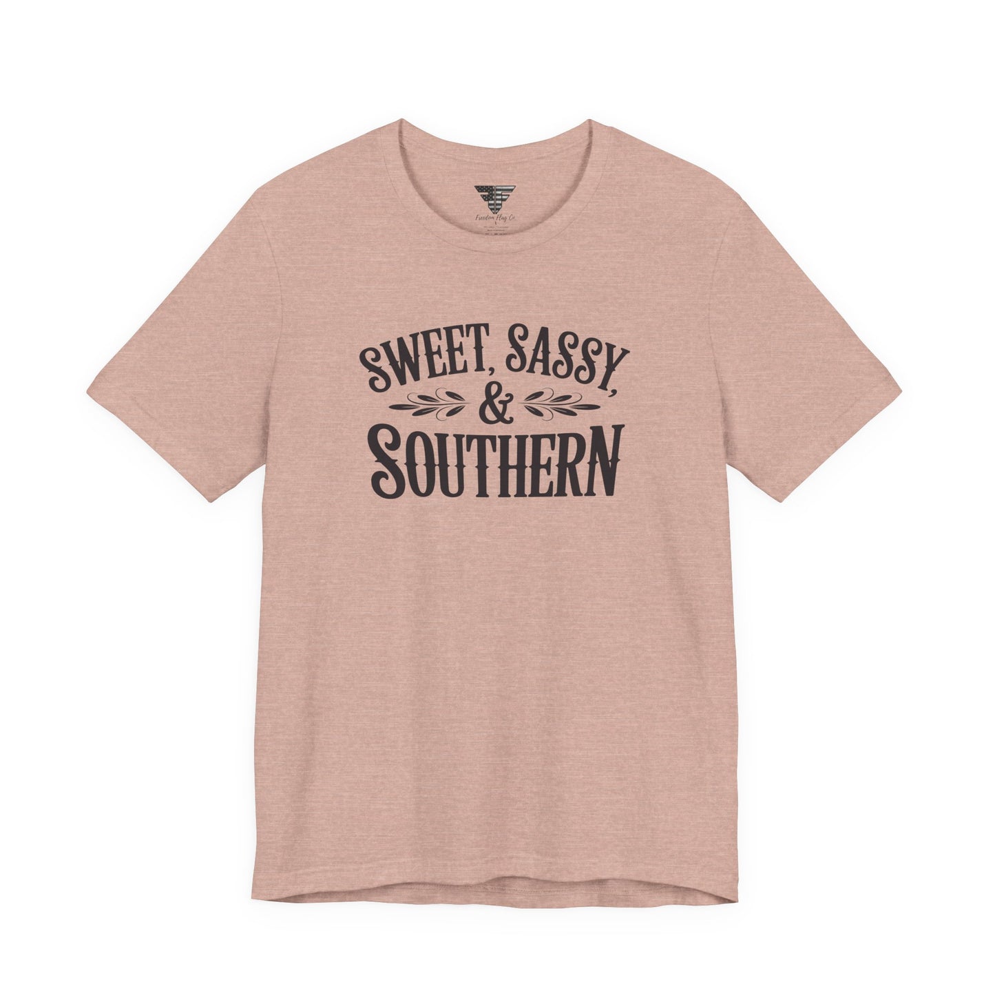 Sweet, Sassy & Southern Tee – Stylish Southern Charm Graphic T-Shirt