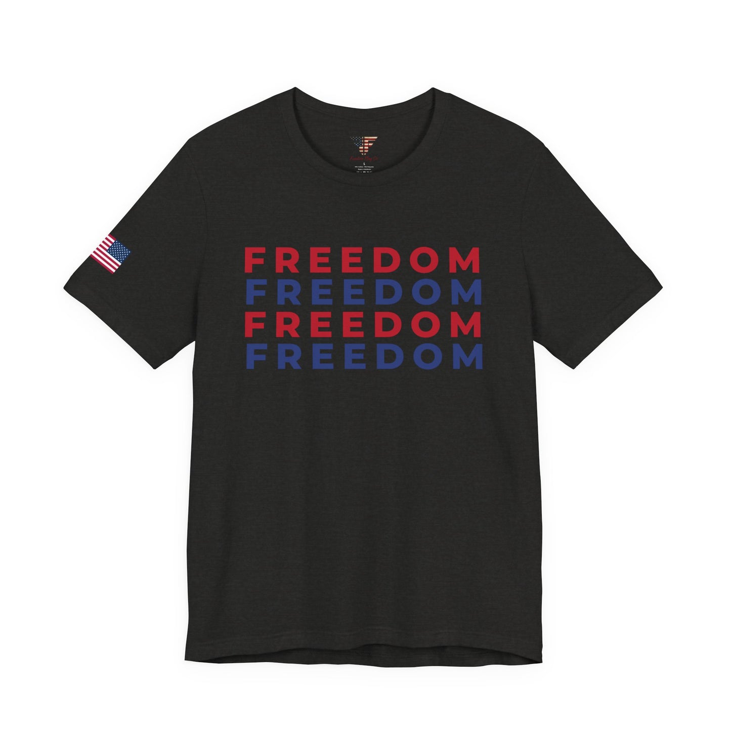 Charlie Kirk American Flag T-Shirt – Unisex Patriotic Freedom Shirt for Conservatives & TPUSA Supporters