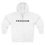 Freedom Unisex Full-Zip Hoodie – Charlie Kirk & TPUSA Tribute