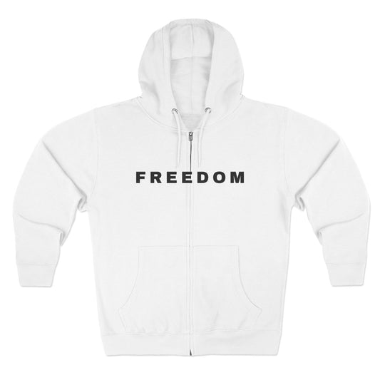 Freedom Unisex Full-Zip Hoodie – Charlie Kirk & TPUSA Tribute