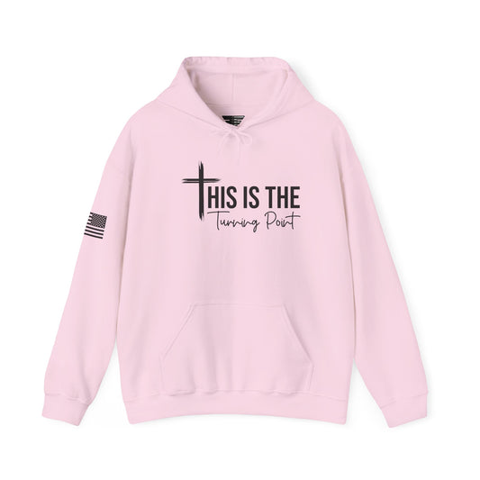 This Is The Turning Point” Hoodie – Unisex Patriotic TPUSA Sweatshirt