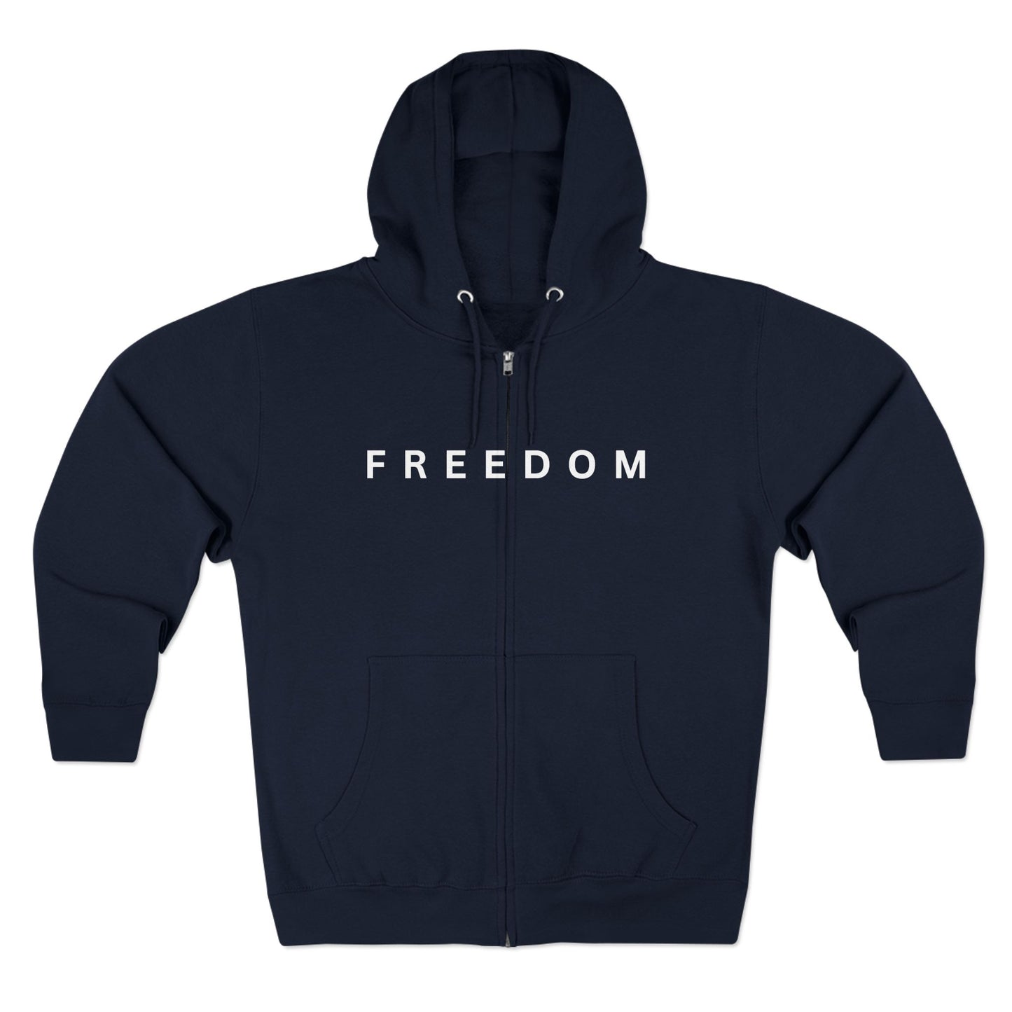 Freedom Unisex Full-Zip Hoodie – Charlie Kirk & TPUSA Tribute