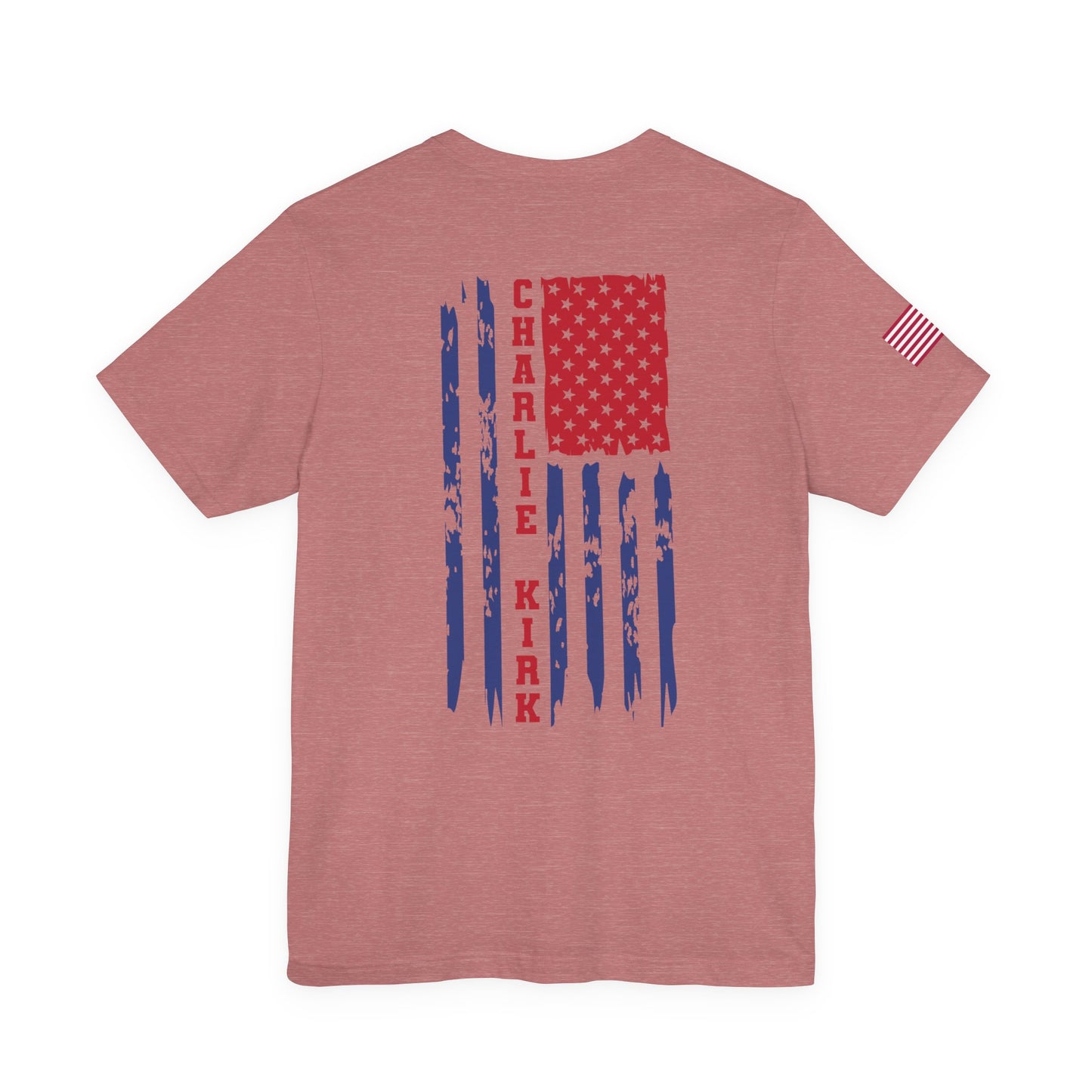 Charlie Kirk American Flag T-Shirt – Unisex Patriotic Freedom Shirt for Conservatives & TPUSA Supporters