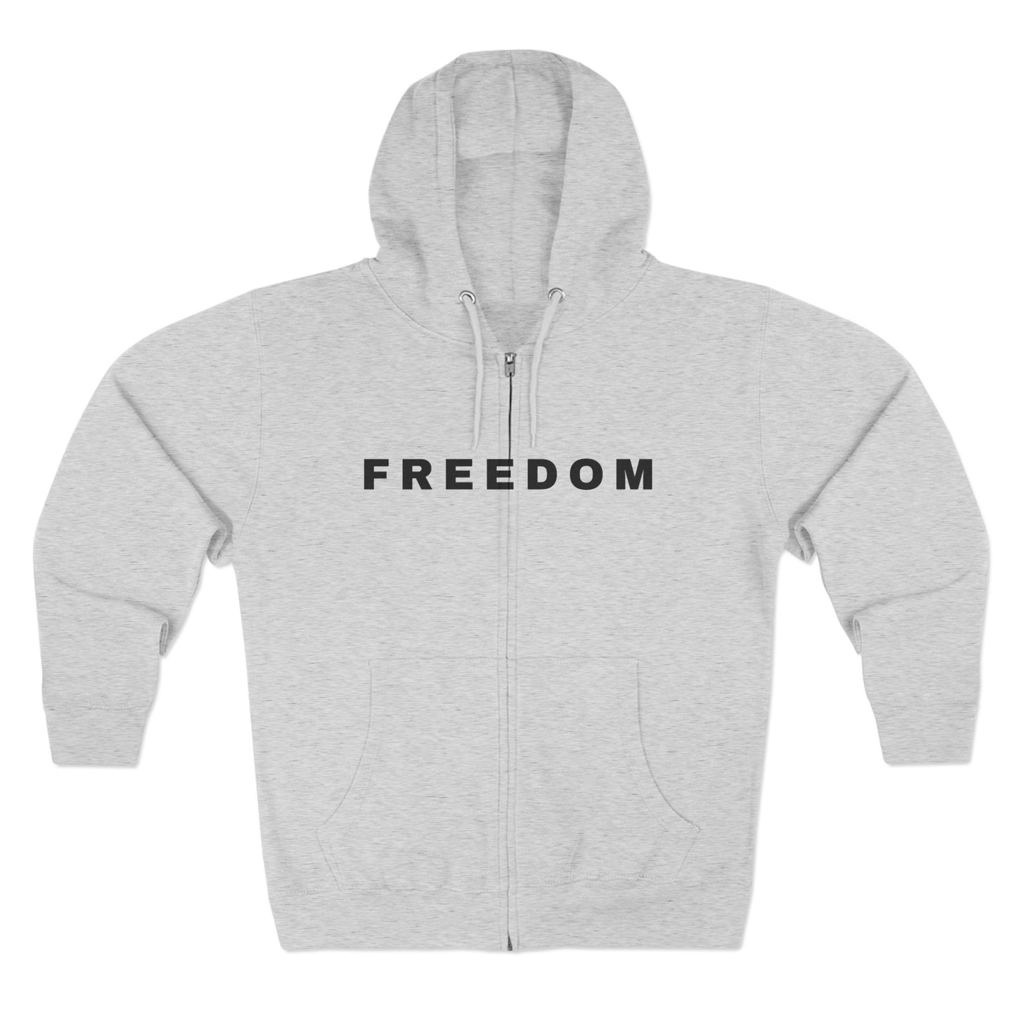 Freedom Unisex Full-Zip Hoodie – Charlie Kirk & TPUSA Tribute