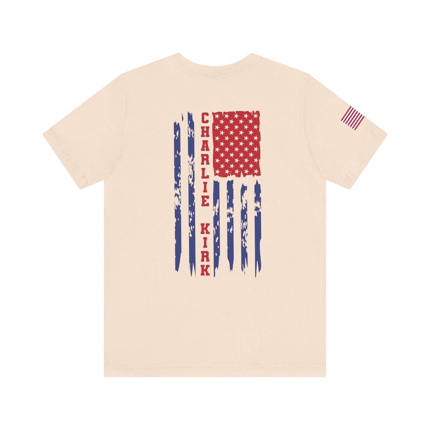 Charlie Kirk American Flag T-Shirt – Unisex Patriotic Freedom Shirt for Conservatives & TPUSA Supporters