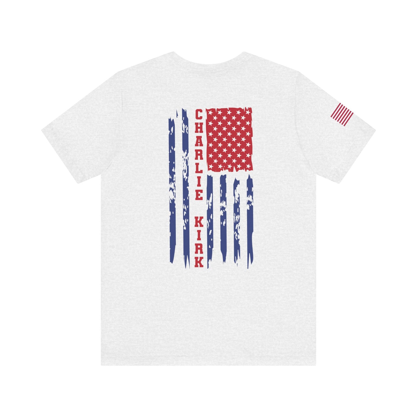 Charlie Kirk American Flag T-Shirt – Unisex Patriotic Freedom Shirt for Conservatives & TPUSA Supporters