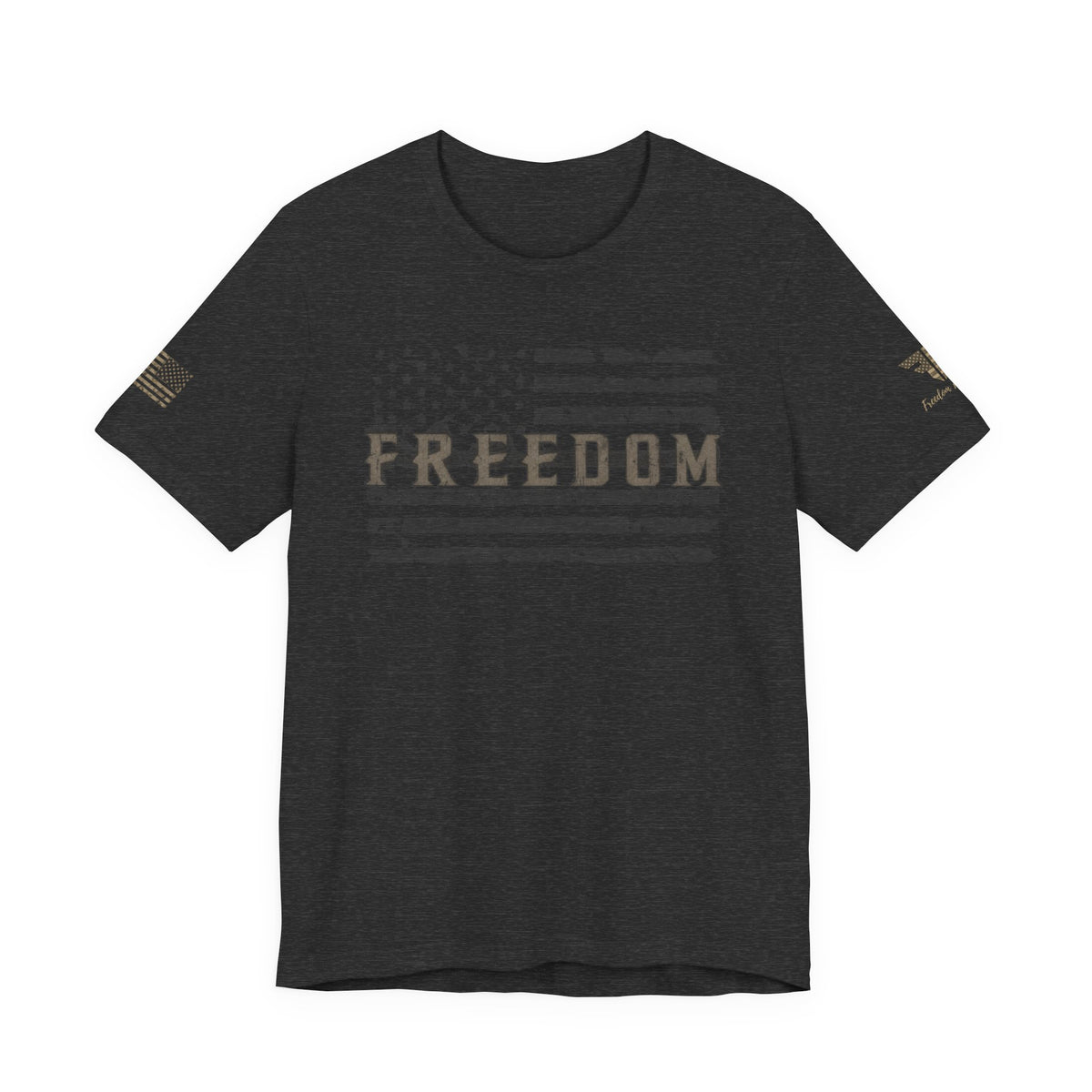 Distressed Freedom American Flag T-Shirt | Patriotic Tee