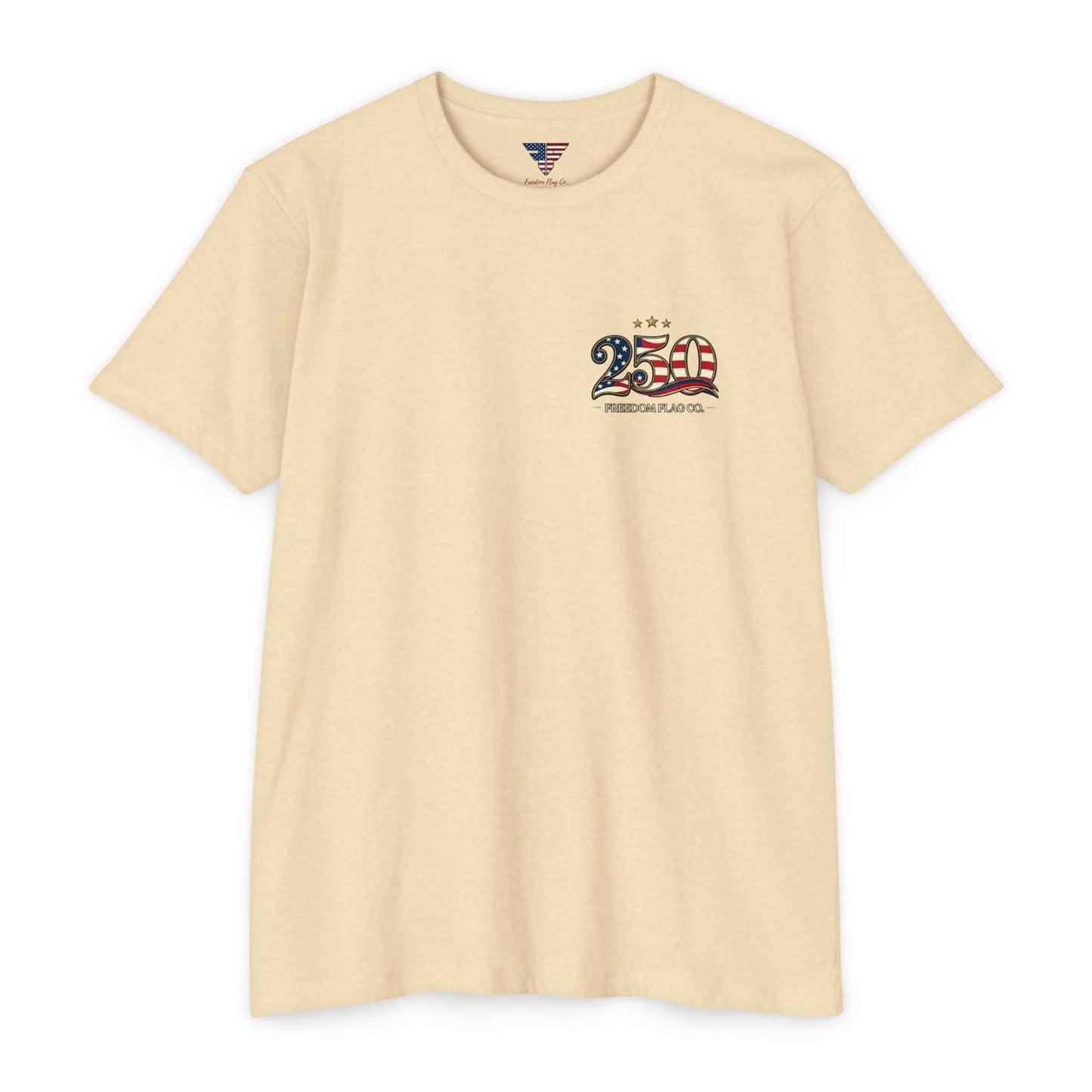 America 250 Unisex Patriotic T-Shirt – USA 1776–2026 Anniversary Tee | Freedom Flag Co.