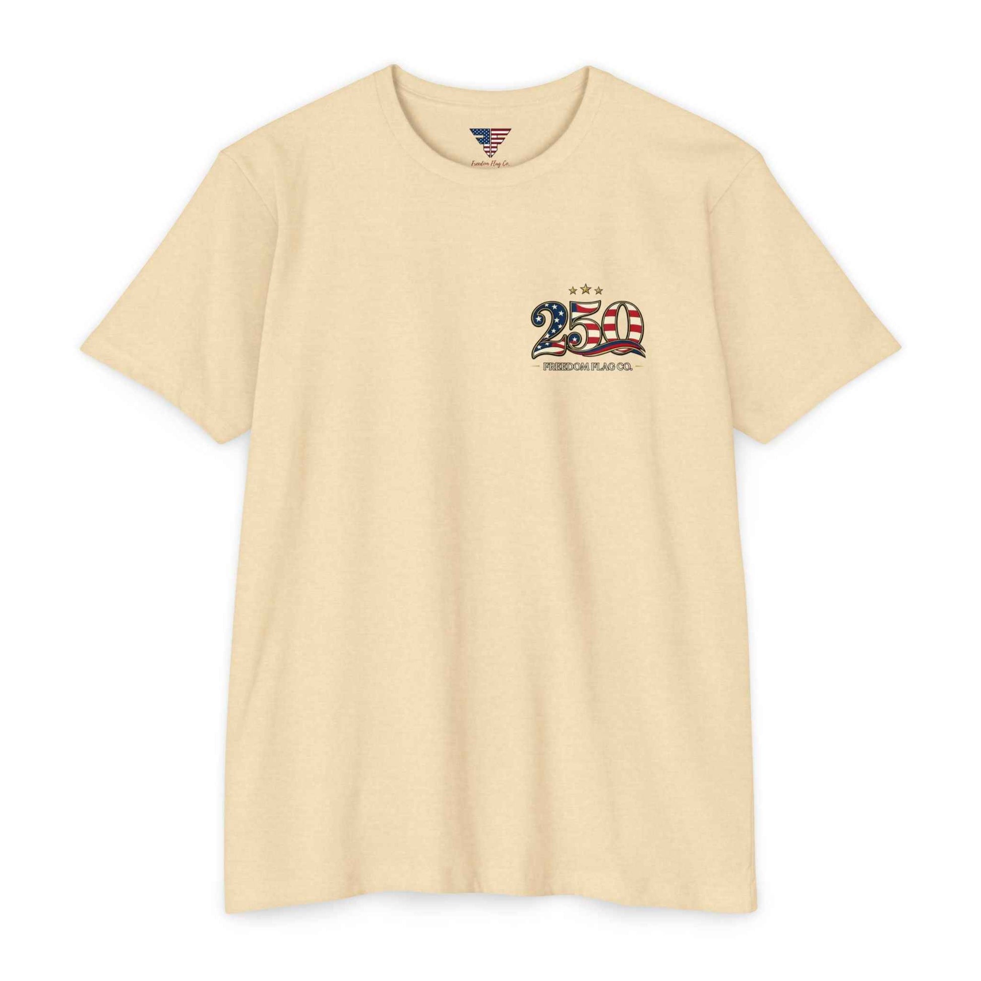 America 250 Unisex Patriotic T-Shirt – USA 1776–2026 Anniversary Tee | Freedom Flag Co.