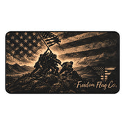 The Price of Freedom™ Desk Mat – Patriotic American Flag Mouse Pad | 12" x 22"
