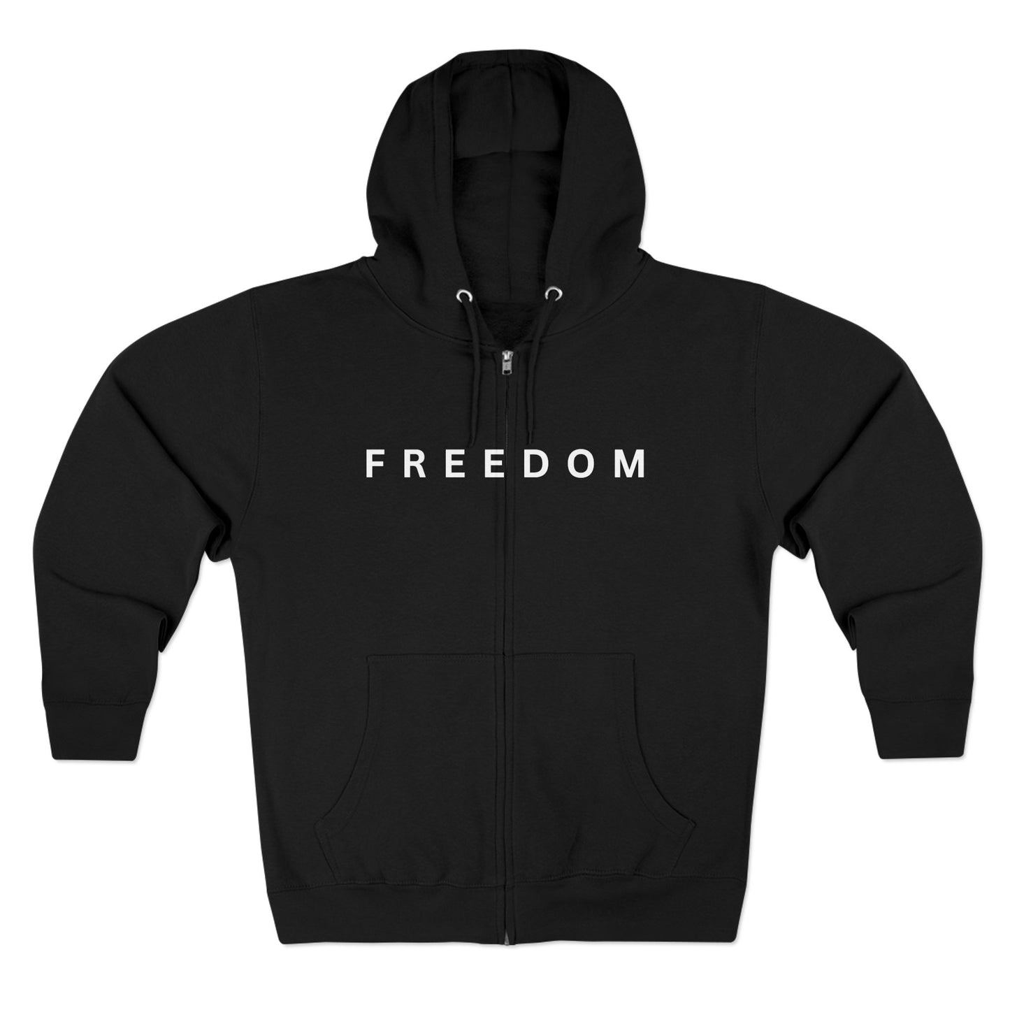 Freedom Unisex Full-Zip Hoodie – Charlie Kirk & TPUSA Tribute
