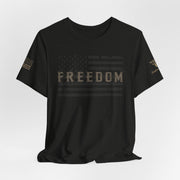 Distressed Freedom American Flag T-Shirt | Patriotic Tee