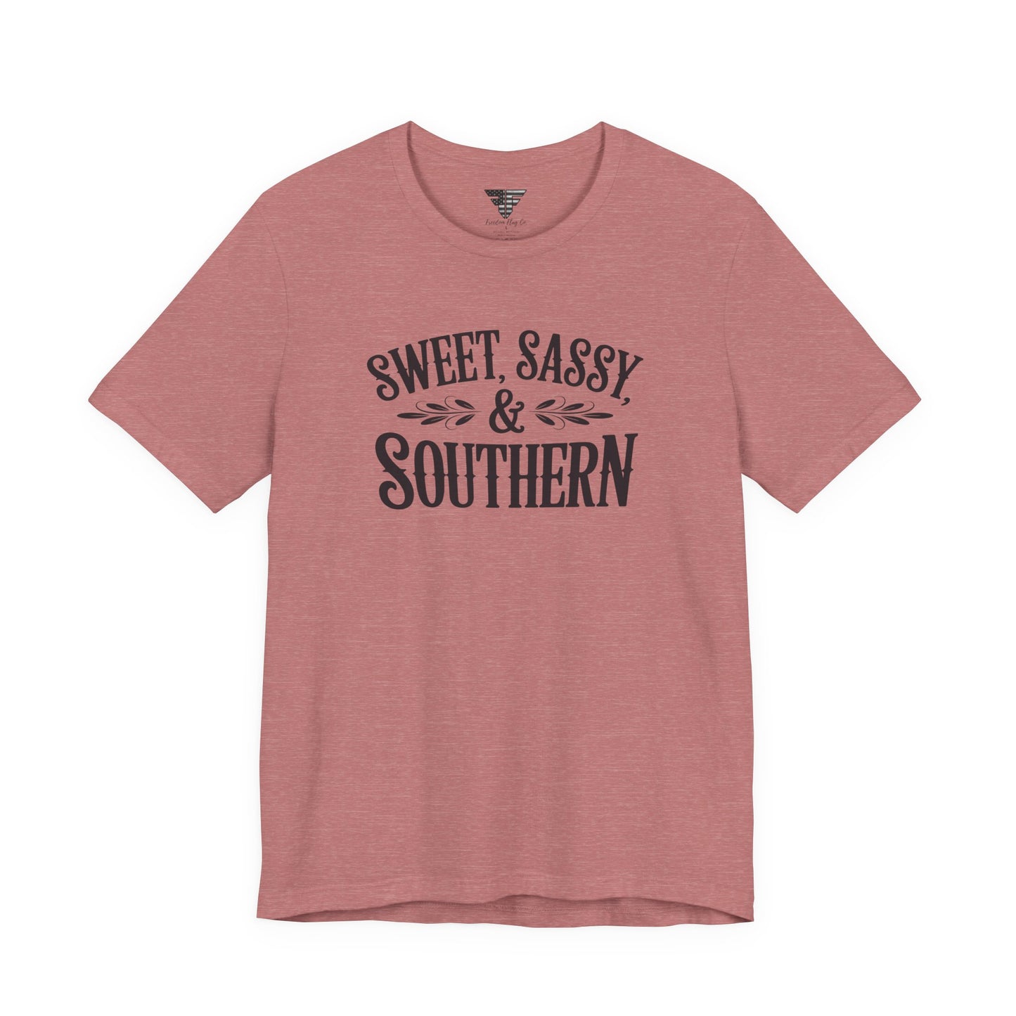 Sweet, Sassy & Southern Tee – Stylish Southern Charm Graphic T-Shirt