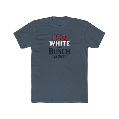Red, White, and Busch Light Tee – Patriotic Shirt for Beer Lovers - Freedom Flag Co.