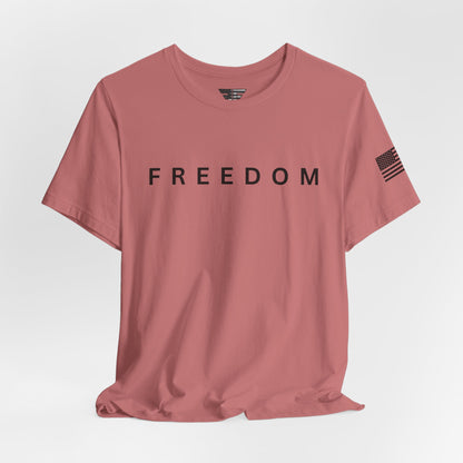 Premium Charlie Kirk Freedom Shirt Unisex | Patriotic Tee w/ Flag Sleeve