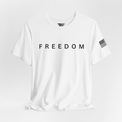 Premium Charlie Kirk Freedom Shirt Unisex | Patriotic Tee w/ Flag Sleeve