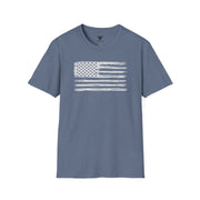 American Flag Vintage T-Shirt - Unisex Softstyle Tee