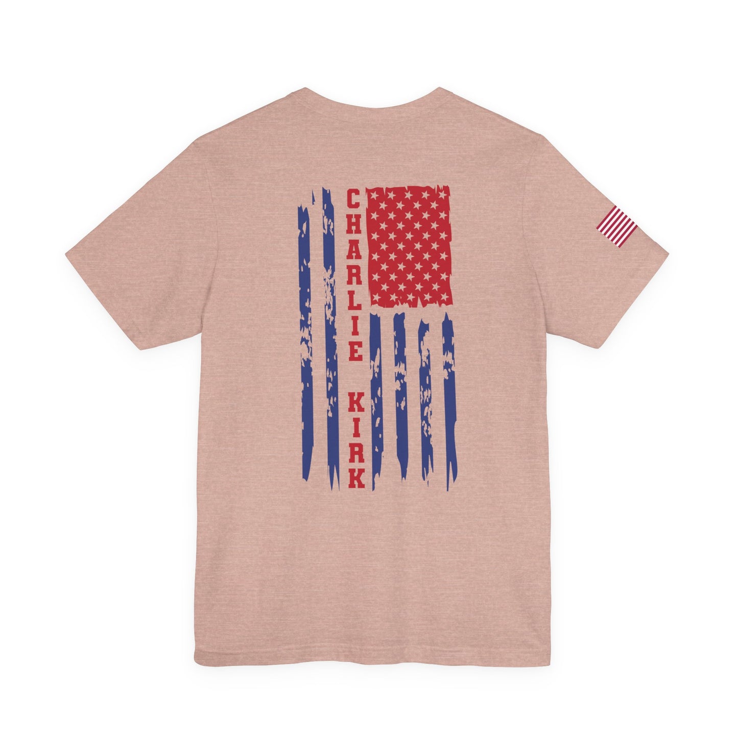 Charlie Kirk American Flag T-Shirt – Unisex Patriotic Freedom Shirt for Conservatives & TPUSA Supporters