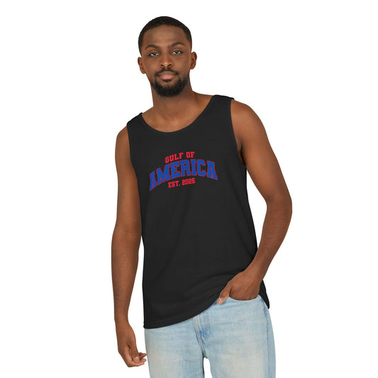 Gulf of America Unisex Tank Top – Patriotic USA Summer Shirt