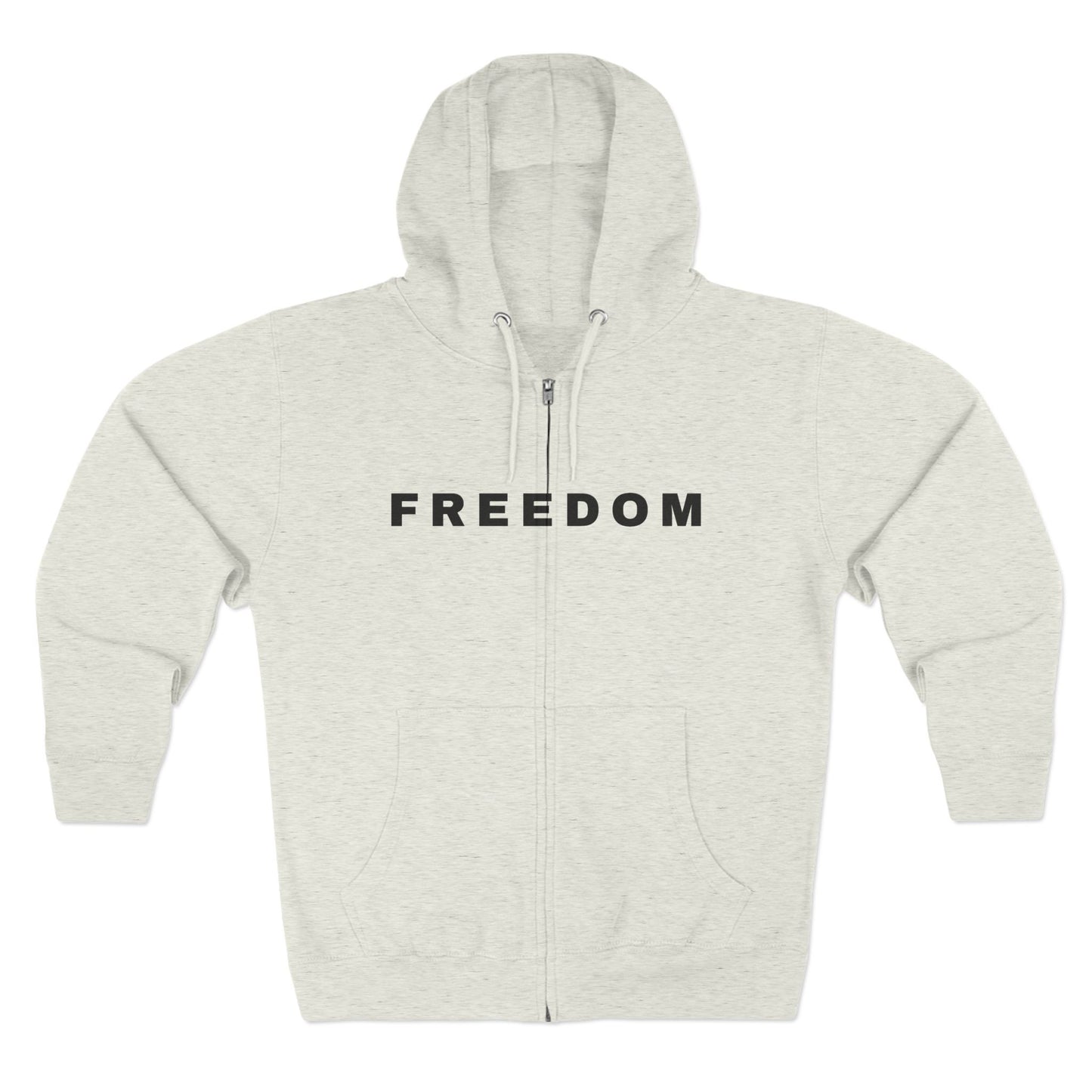 Freedom Unisex Full-Zip Hoodie – Charlie Kirk & TPUSA Tribute