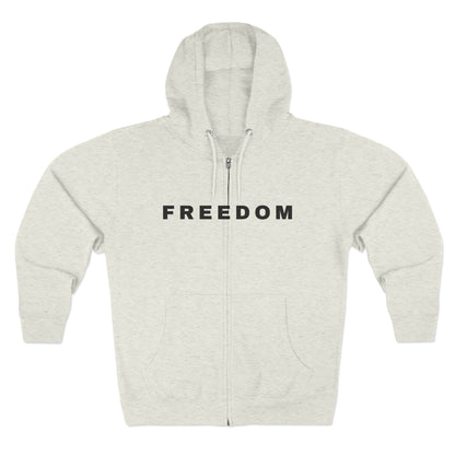 Freedom Unisex Full-Zip Hoodie – Charlie Kirk & TPUSA Tribute
