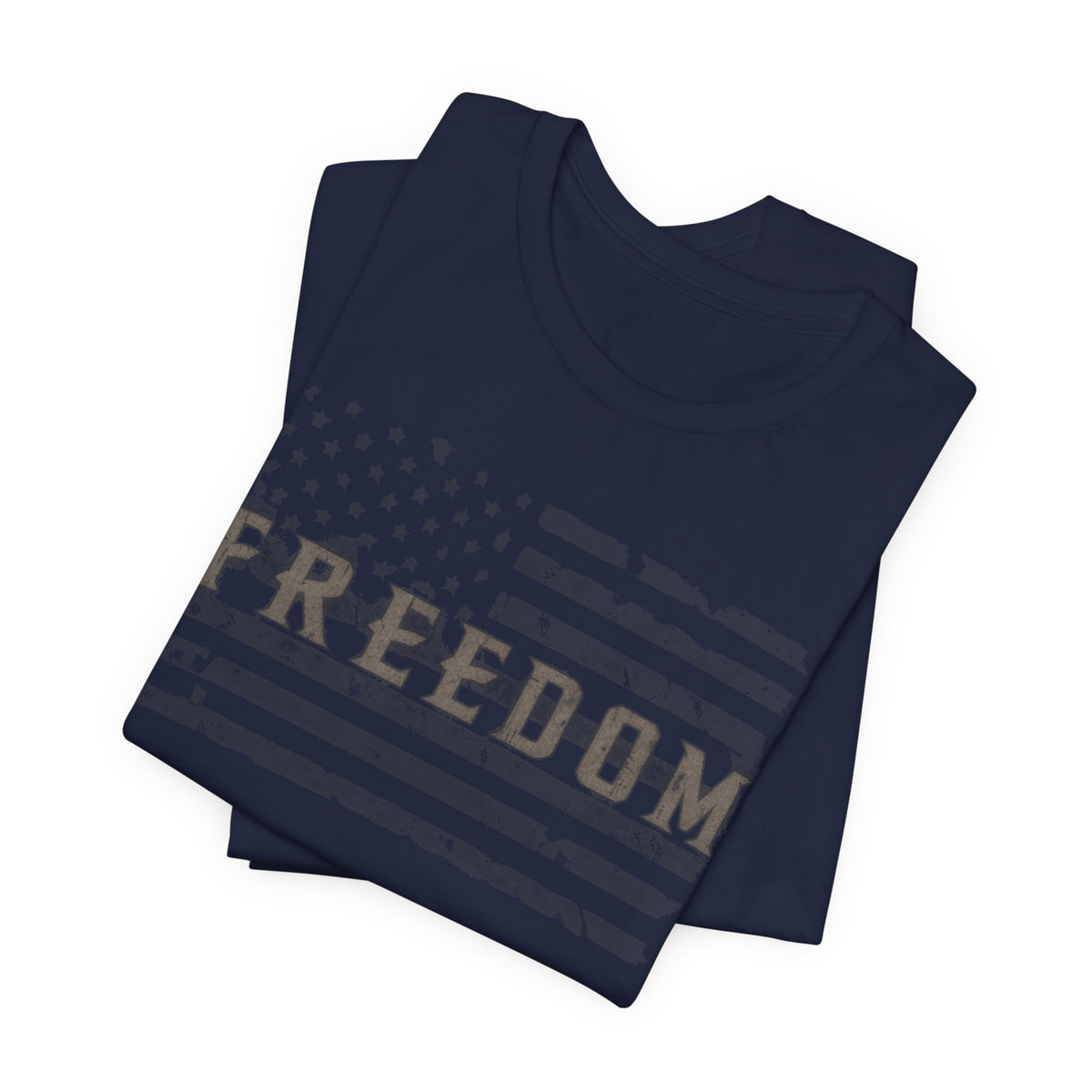 Distressed Freedom American Flag T-Shirt | Patriotic Tee