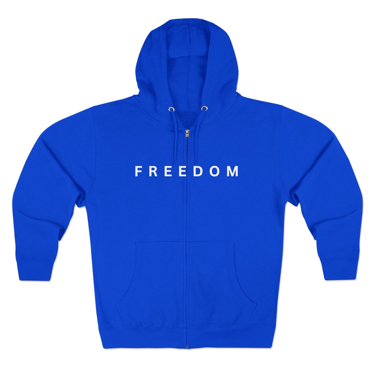 Freedom Unisex Full-Zip Hoodie – Charlie Kirk & TPUSA Tribute