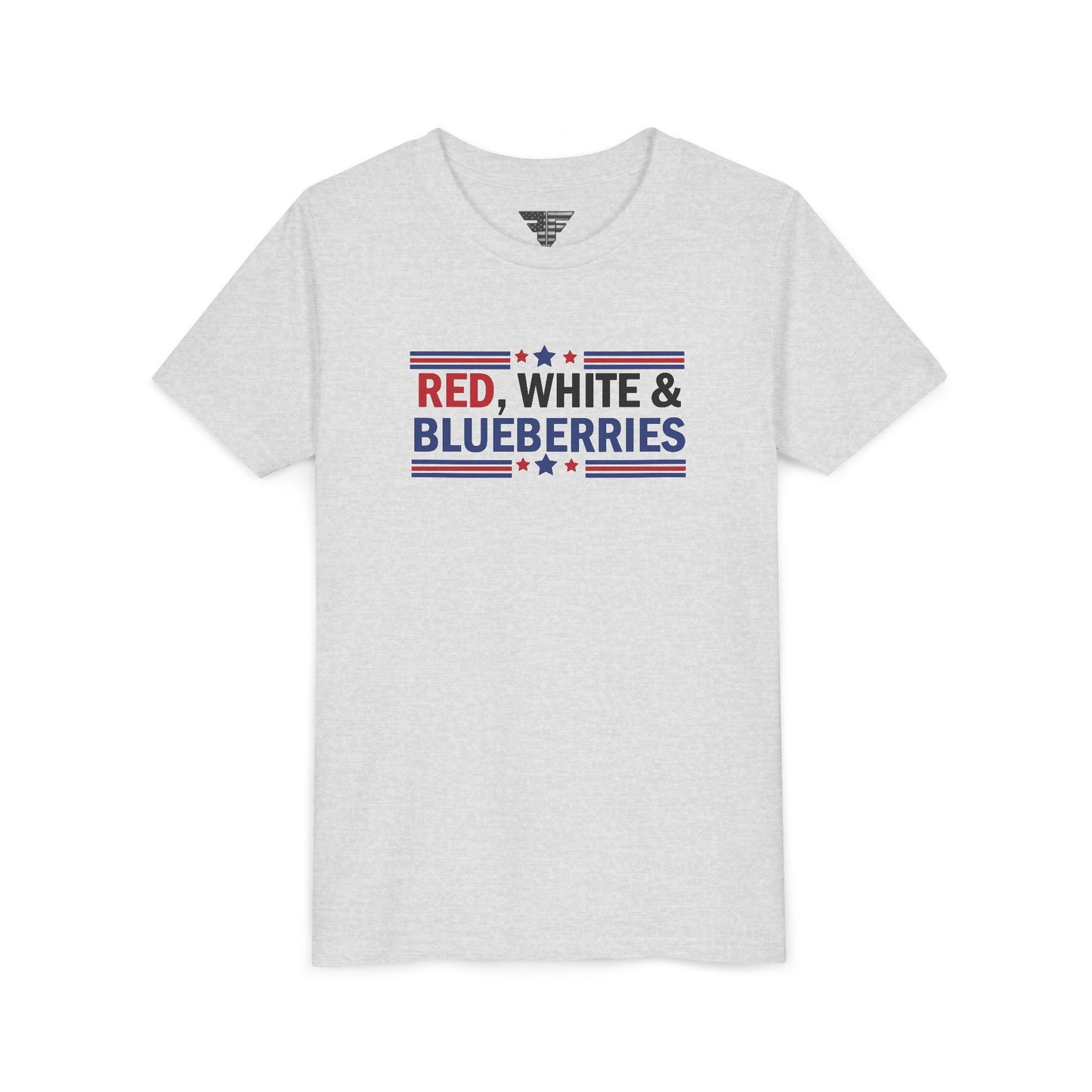 Red, White, and Blueberries Charlie Kirk Youth T-Shirt – Patriotic Memorial Tee