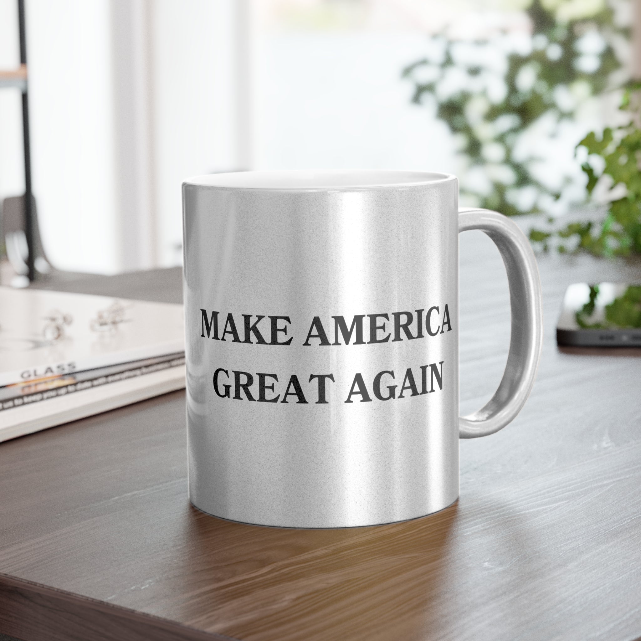 MAGA Coffee mugs (Silver\Gold)