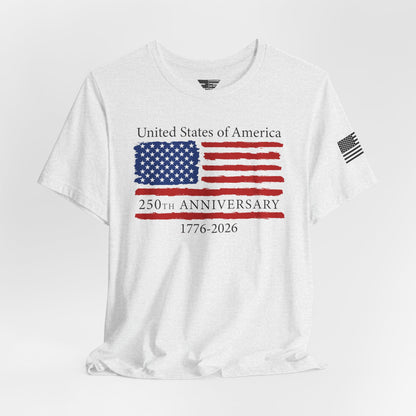 America 250 Unisex T-Shirt | United States Semiquincentennial Patriotic Flag Tee (1776–2026)