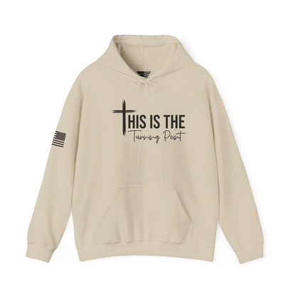 This Is The Turning Point” Hoodie – Unisex Patriotic TPUSA Sweatshirt
