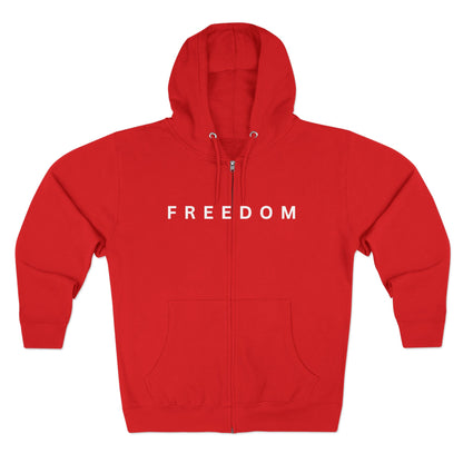 Freedom Unisex Full-Zip Hoodie – Charlie Kirk & TPUSA Tribute
