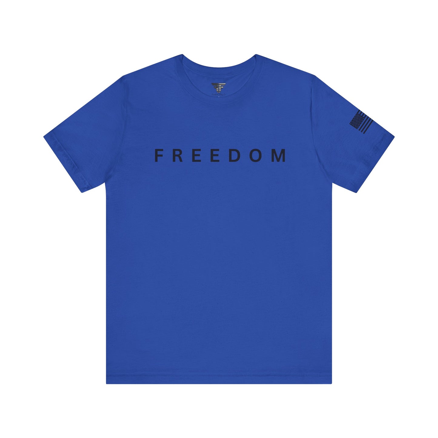 Premium Charlie Kirk Freedom Shirt Unisex | Patriotic Tee w/ Flag Sleeve