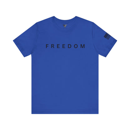 Premium Charlie Kirk Freedom Shirt Unisex | Patriotic Tee w/ Flag Sleeve
