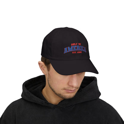 Gulf of America Classic Adjustable White Baseball Hat