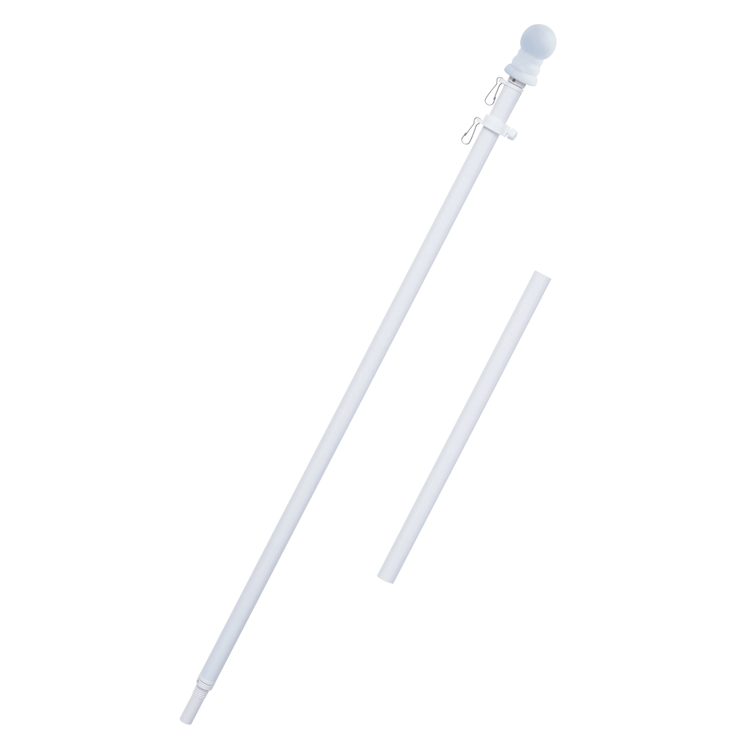 5FT 2-section aluminum flagpole product detail