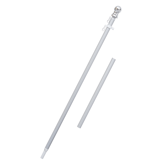 5FT 2-section aluminum flagpole for outdoor flag display