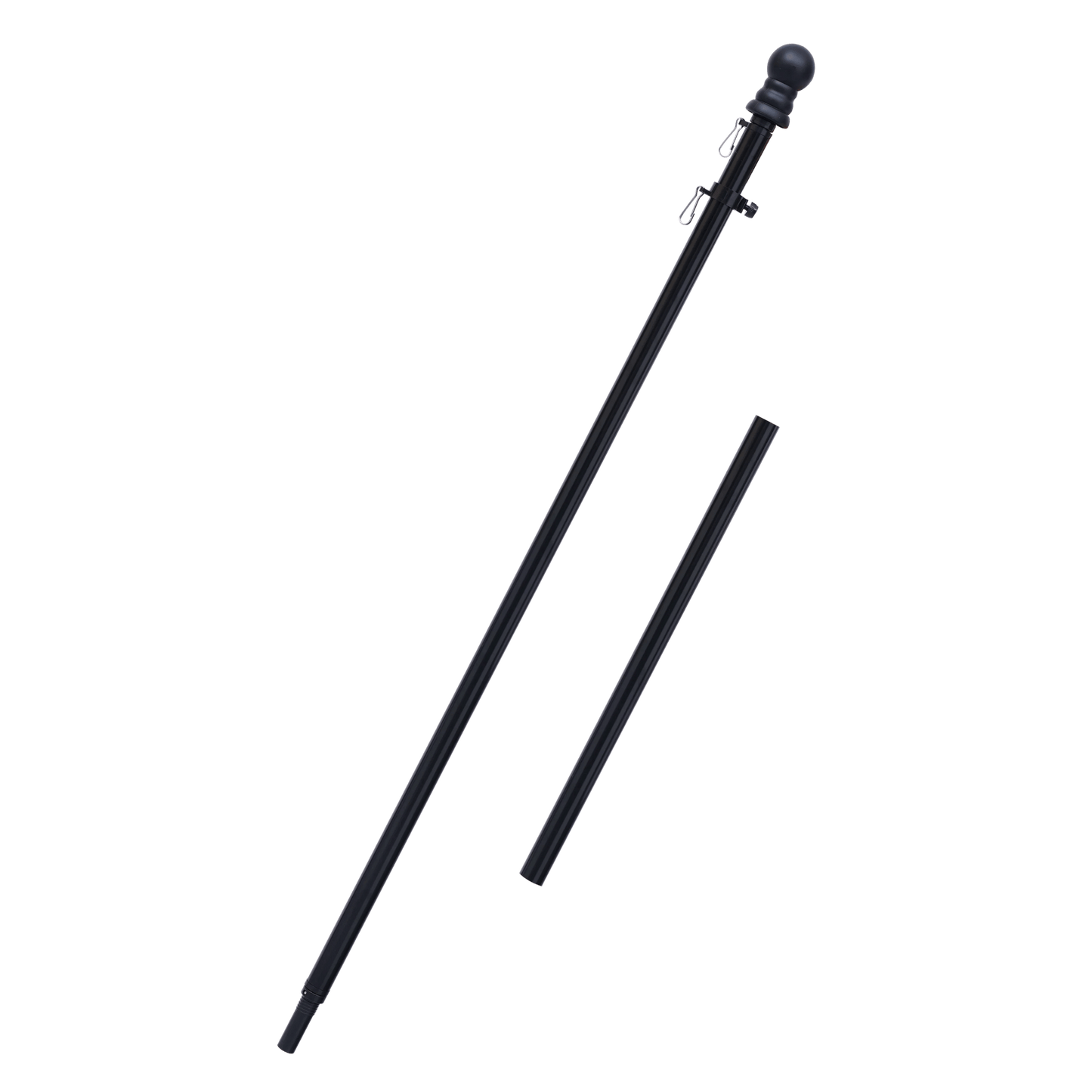 5FT aluminum flagpole assembly detail
