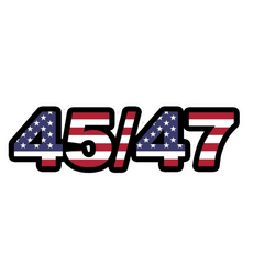 45/47 President Kiss-Cut Vinyl Decal