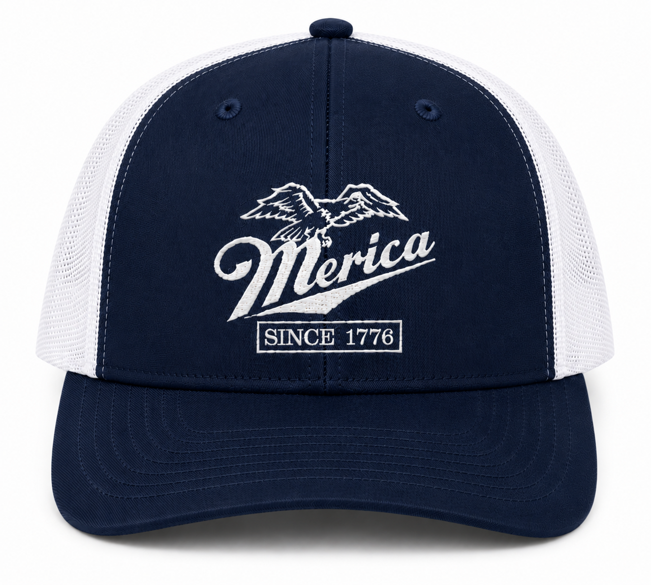Merica Since 1776 Richardson 112 Trucker Hat | Patriotic Embroidered Cap